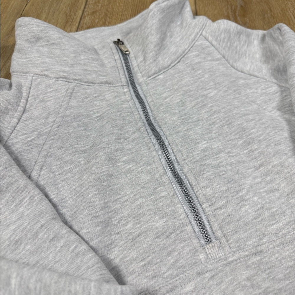 Womens Quarter Zipper Pullover Oversized Sweatshirts Cropped Fleece Small - Picture 10 of 11